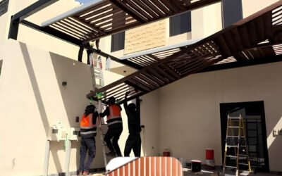 تركيب مظلات وسواتر الصناعية الثانية بالدمام | الدليل الشامل لحماية منشأتك الصناعية