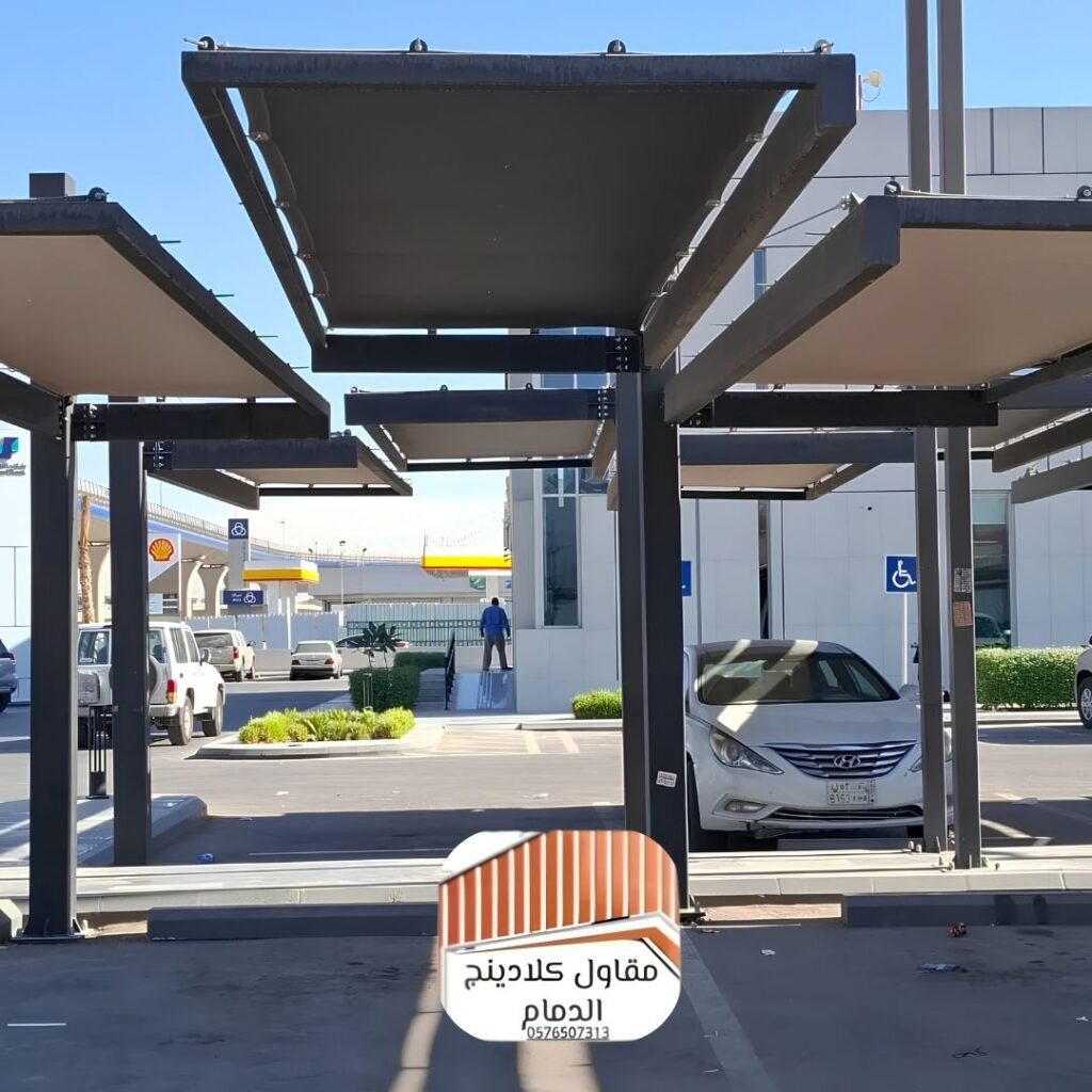 تركيب مظلات كلادينج لمحطات الوقود بالشرقية للجودة والأمان وتلبية الاشتراطات